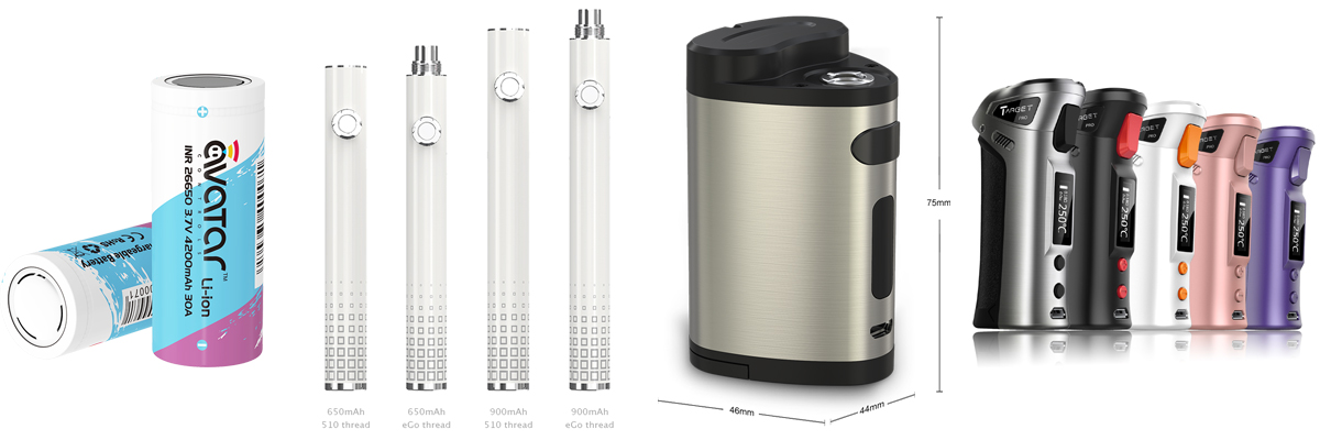 batterie-Joyetech-batterie-Innokin-batterie-Eleaf-batterie-Justfog-batterie-Vaporesso